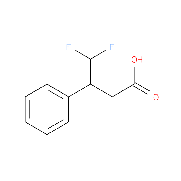 4,4-difluoro-3-phenylbutanoic acid