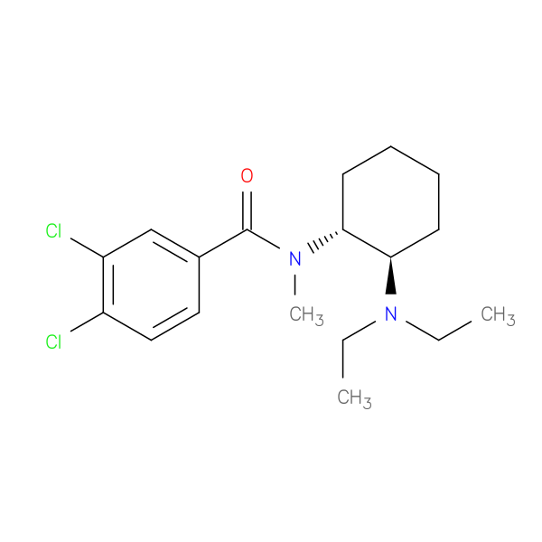 trans-3,4-dichloro-N-[2-(diethylamino)cyclohexyl]-N-methyl-benzamide