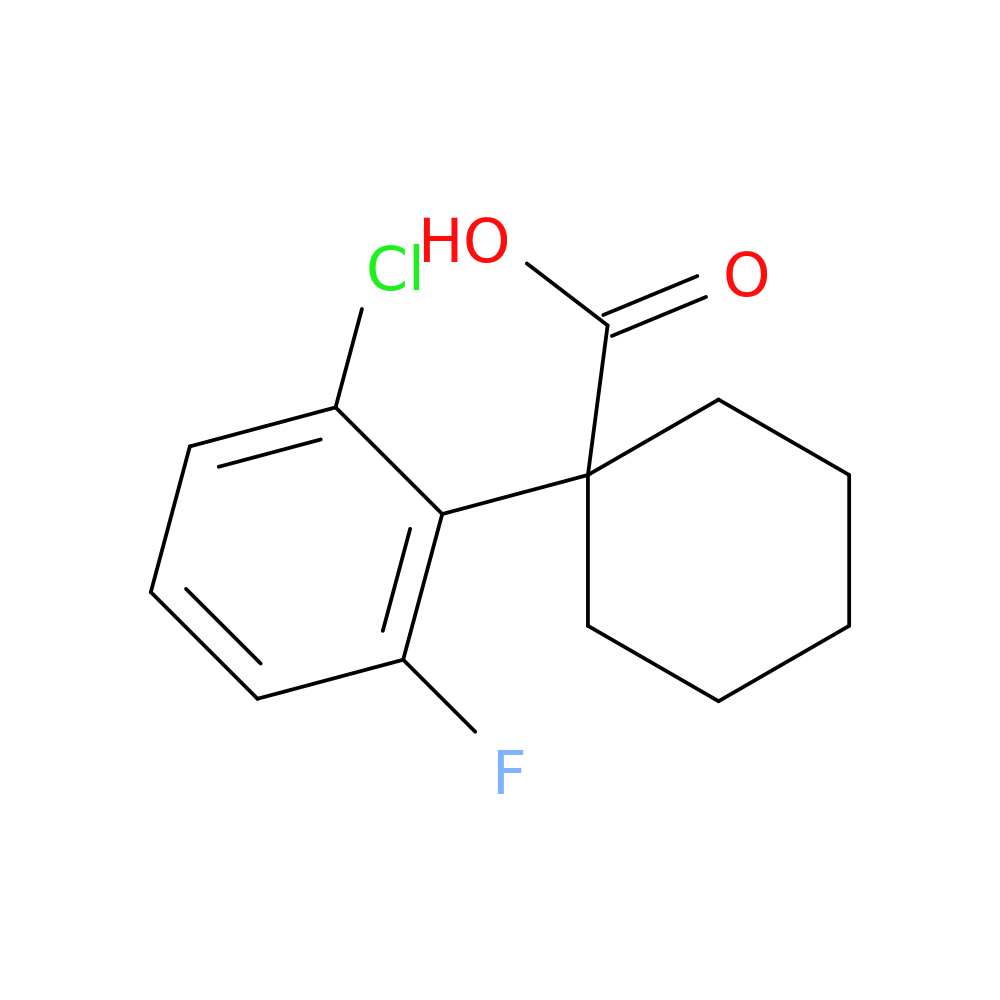 1-(2-Chloro-6-fluorophenyl)cyclohexanecarboxylic acid
