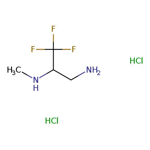 (3-amino-1,1,1-trifluoropropan-2-yl)(methyl)amine dihydrochloride
