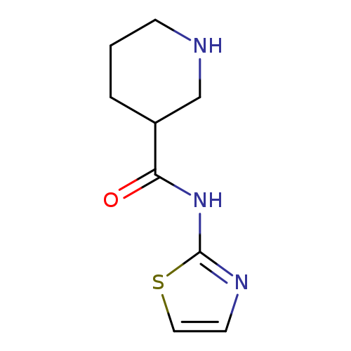 N-(1,3-thiazol-2-yl)piperidine-3-carboxamide