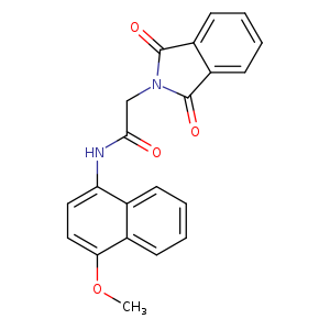 2-(1,3-dioxo-2,3-dihydro-1H-isoindol-2-yl)-N-(4-methoxynaphthalen-1-yl)acetamide
