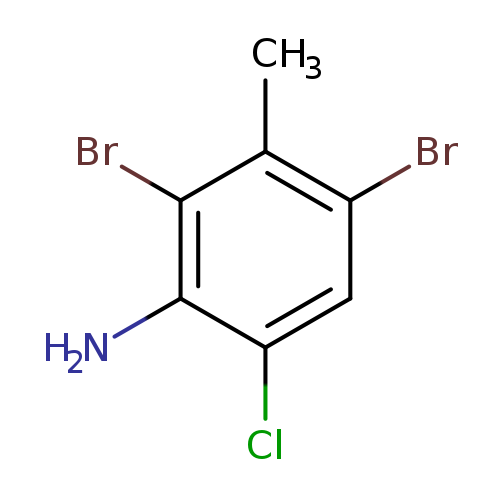 2,4-dibromo-6-chloro-3-methylaniline