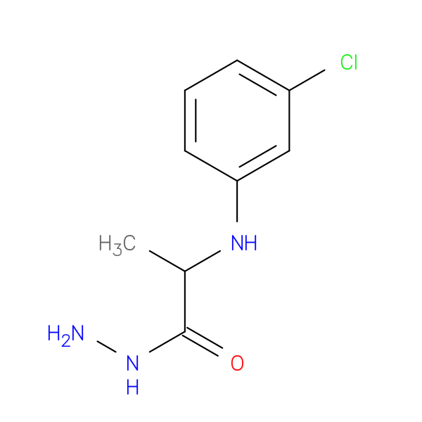 2-[(3-Chlorophenyl)amino]propanohydrazide