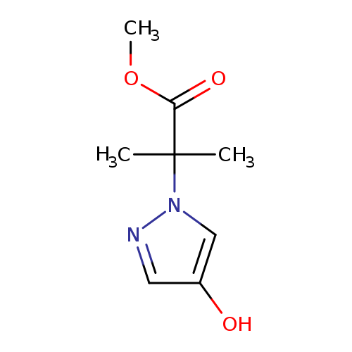 2-(4-Hydroxy-pyrazol-1-yl)-2-methyl-propionic acid methyl ester