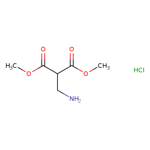 1,3-dimethyl 2-(aminomethyl)propanedioate hydrochloride
