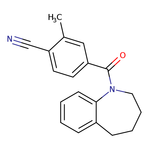 2-Methyl-4-(2,3,4,5-tetrahydro-1H-benzo[b]azepine-1-carbonyl)benzonitrile