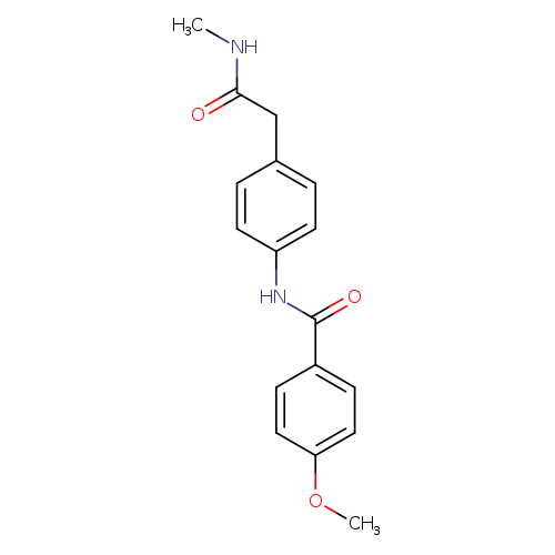 4-methoxy-N-{4-[2-(methylamino)-2-oxoethyl]phenyl}benzamide