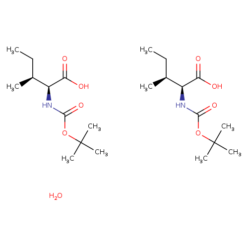 L-Isoleucine, N-[(1,1-dimethylethoxy)carbonyl]-, hydrate (2:1)