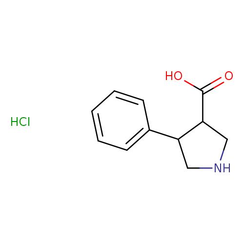 4-phenylpyrrolidine-3-carboxylic acid hydrochloride