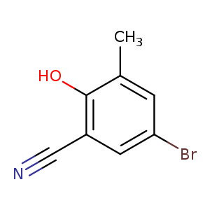 5-BROMO-2-HYDROXY-3-METHYL-BENZONITRILE