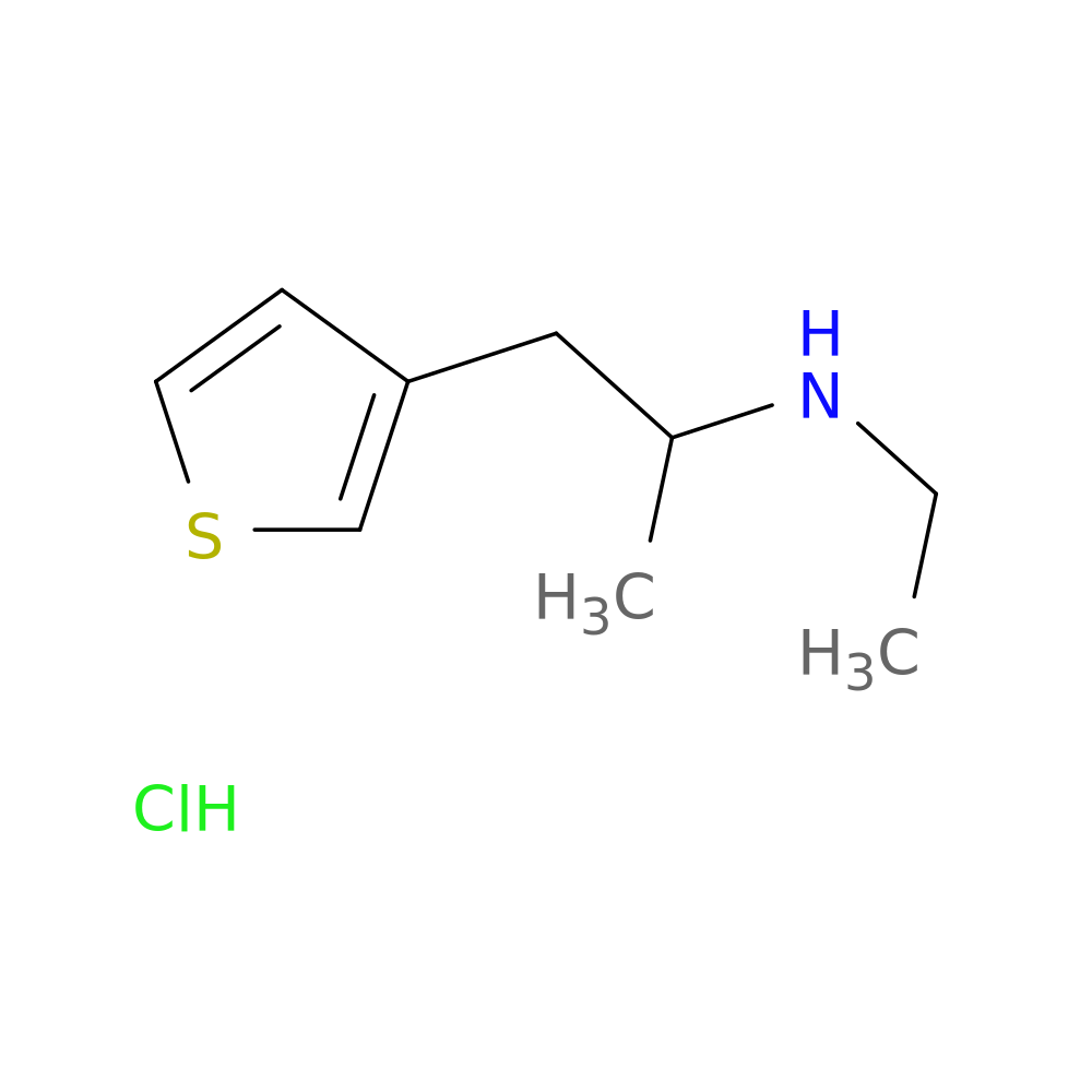 ethyl[1-(thiophen-3-yl)propan-2-yl]amine hydrochloride