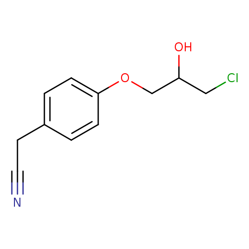 2-[4-(3-chloro-2-hydroxypropoxy)phenyl]acetonitrile