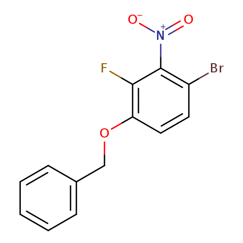 1-(benzyloxy)-4-bromo-2-fluoro-3-nitrobenzene