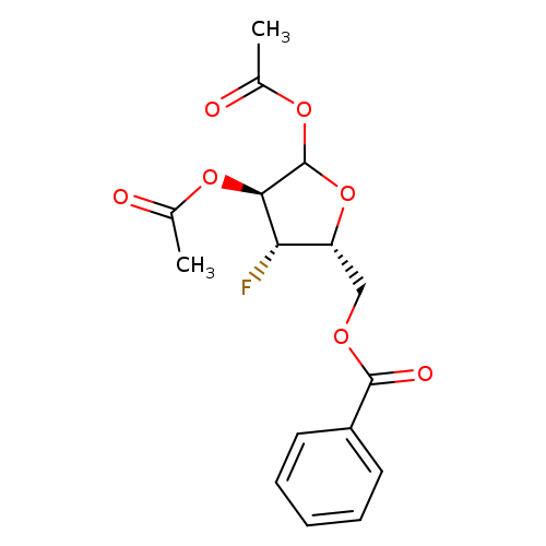 (3S,4S,5R)-5-((benzoyloxy)methyl)-4-fluorotetrahydrofuran-2,3-diyl diacetate