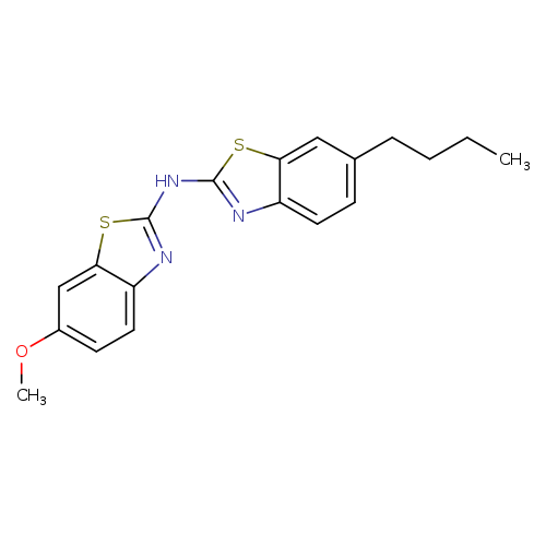 N-(6-butyl-1,3-benzothiazol-2-yl)-6-methoxy-1,3-benzothiazol-2-amine