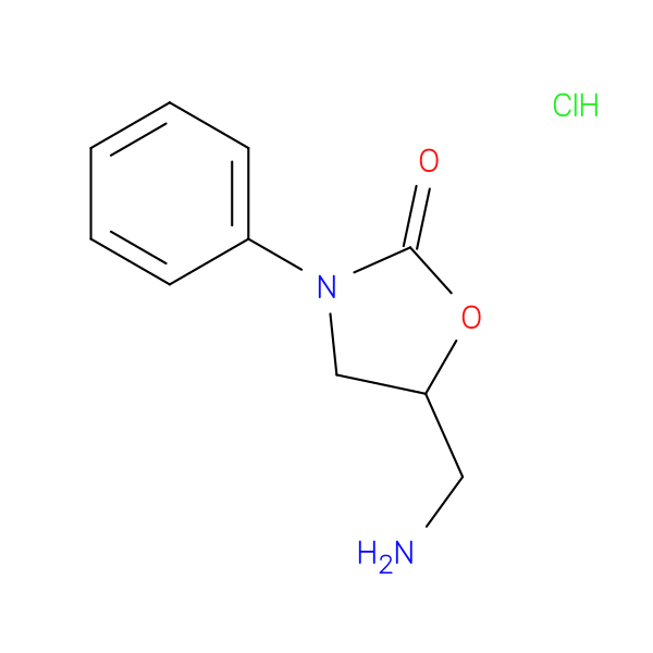 5-(aminomethyl)-3-phenyl-1,3-oxazolidin-2-one hydrochloride