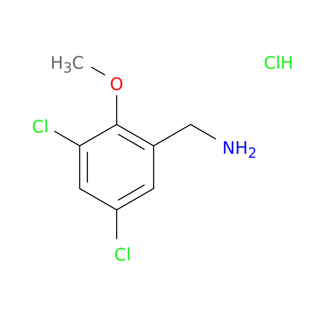 (3,5-dichloro-2-methoxyphenyl)methanamine hydrochloride