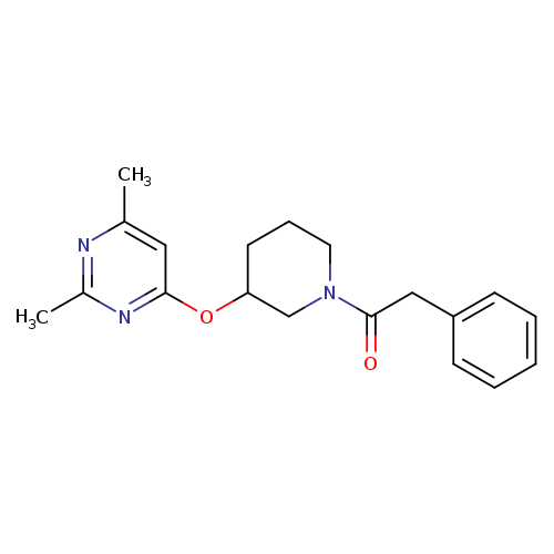 1-{3-[(2,6-dimethylpyrimidin-4-yl)oxy]piperidin-1-yl}-2-phenylethan-1-one