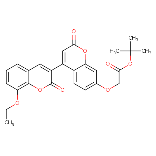 tert-butyl 2-({8-ethoxy-2,2'-dioxo-2H,2'H-[3,4'-bichromene]-7'-yl}oxy)acetate