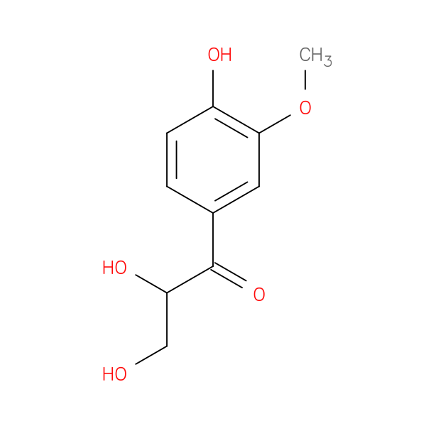 2,3-Dihydroxy-1-(4-hydroxy-3-methoxyphenyl)-1-propanone