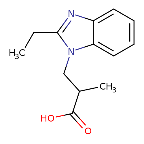 3-(2-ETHYL-BENZOIMIDAZOL-1-YL)-2-METHYL-PROPIONIC ACID