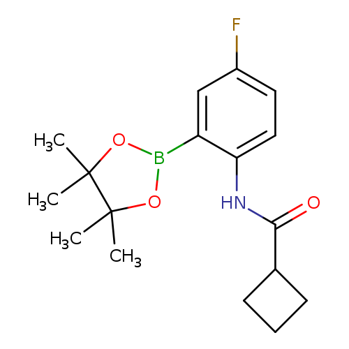 N-[4-fluoro-2-(tetramethyl-1,3,2-dioxaborolan-2-yl)phenyl]cyclobutanecarboxamide