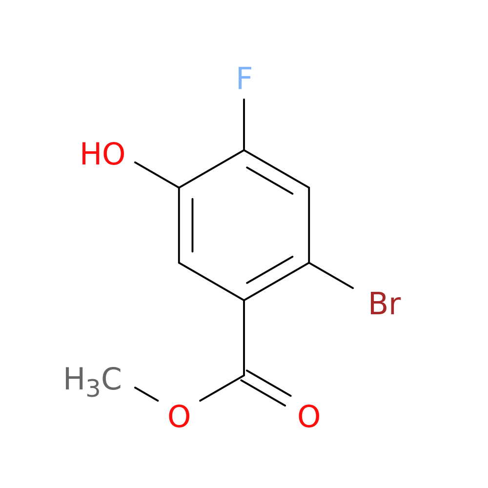 Methyl 2-bromo-4-fluoro-5-hydroxybenzoate