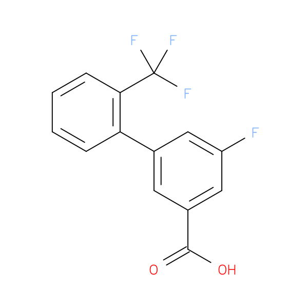 5-Fluoro-3-(2-trifluoromethylphenyl)benzoic acid