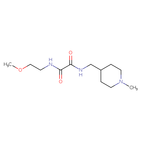 N-(2-methoxyethyl)-N'-[(1-methylpiperidin-4-yl)methyl]ethanediamide
