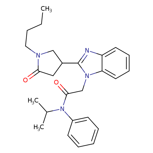 2-[2-(1-butyl-5-oxopyrrolidin-3-yl)-1H-1,3-benzodiazol-1-yl]-N-phenyl-N-(propan-2-yl)acetamide