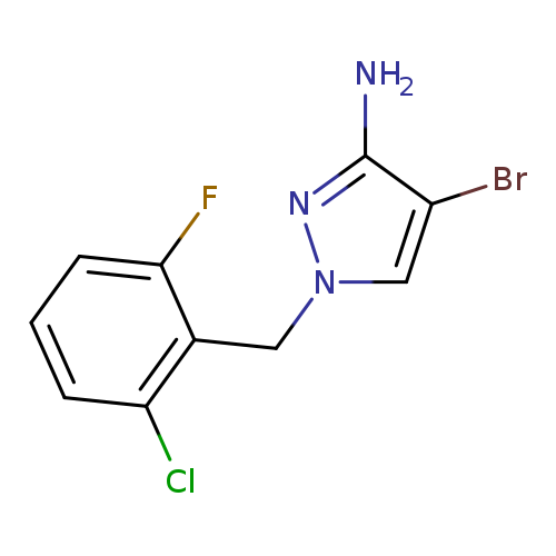 4-Bromo-1-(2-chloro-6-fluorobenzyl)-1h-pyrazol-3-amine