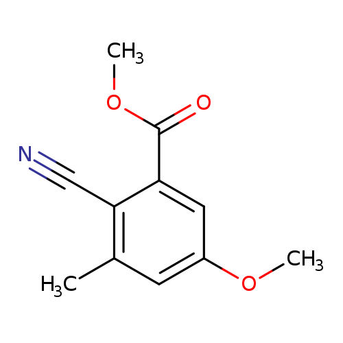 2-Cyano-5-methoxy-3-methyl-benzoic acid methyl ester