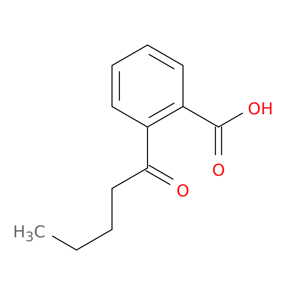 Benzoic acid,2-(1-oxopentyl)-