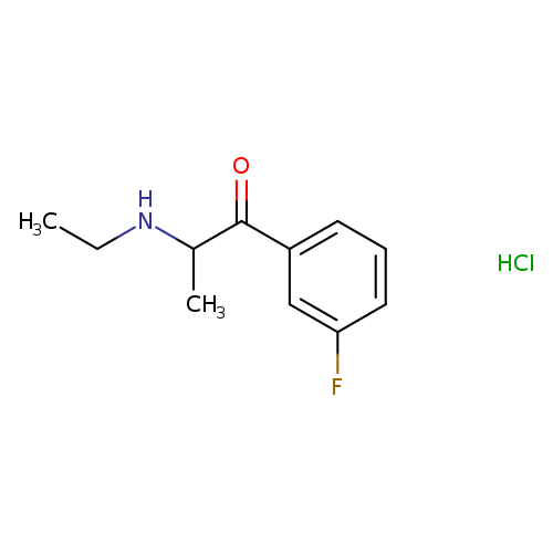 2-(ethylamino)-1-(3-fluorophenyl)propan-1-one,monohydrochloride