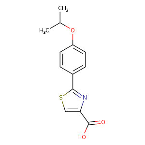 2-[4-(propan-2-yloxy)phenyl]-1,3-thiazole-4-carboxylic acid