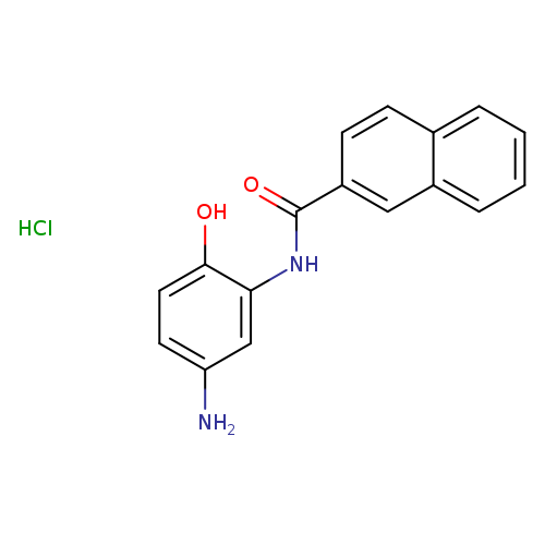 N-(5-Amino-2-hydroxyphenyl)naphthalene-2-carboxamide hydrochloride