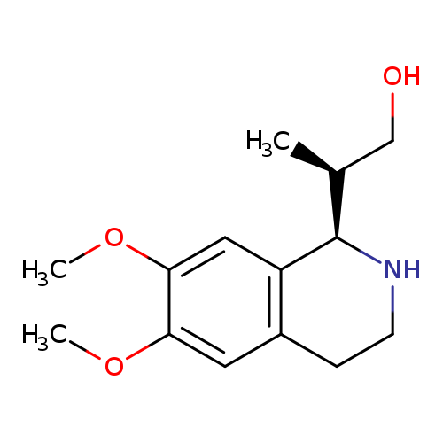 (R*)-2-((R*)-6,7-Dimethoxy-1,2,3,4-tetrahydro-isoquinolin-1-yl)-propan-1-ol