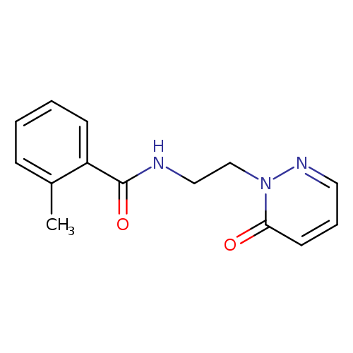 2-methyl-N-[2-(6-oxo-1,6-dihydropyridazin-1-yl)ethyl]benzamide