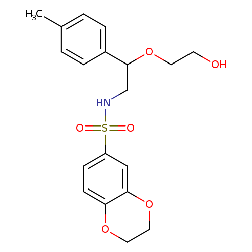 2-[2-(2,3-dihydro-1,4-benzodioxine-6-sulfonamido)-1-(4-methylphenyl)ethoxy]ethan-1-ol