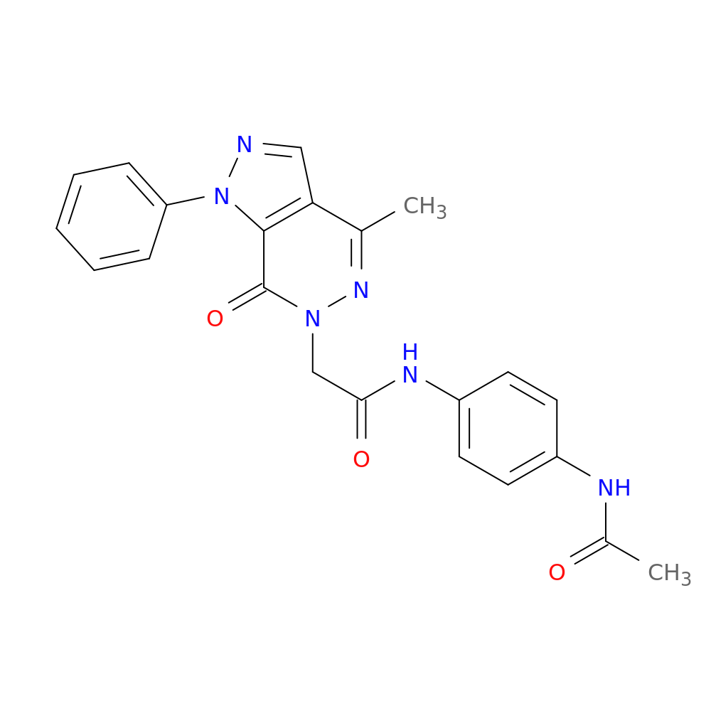 N-(4-acetamidophenyl)-2-{4-methyl-7-oxo-1-phenyl-1H,6H,7H-pyrazolo[3,4-d]pyridazin-6-yl}acetamide