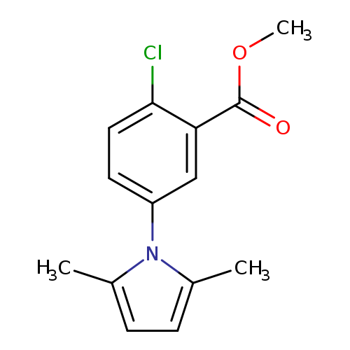 methyl2-chloro-5-(2,5-dimethyl-1H-pyrrol-1-yl)benzoate