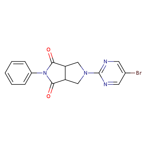 5-(5-bromopyrimidin-2-yl)-2-phenyl-octahydropyrrolo[3,4-c]pyrrole-1,3-dione