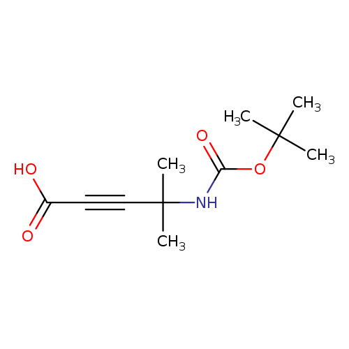 4-{[(tert-butoxy)carbonyl]amino}-4-methylpent-2-ynoicacid