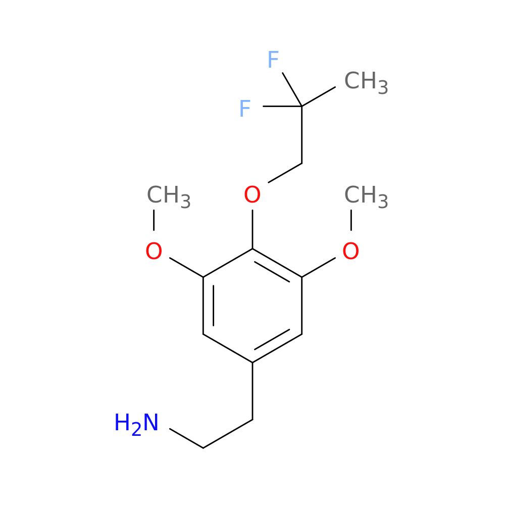 2-[4-(2,2-difluoropropoxy)-3,5-dimethoxyphenyl]ethan-1-amine