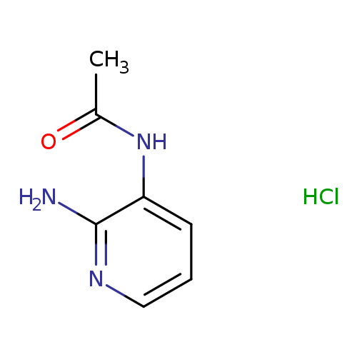 N-(2-aminopyridin-3-yl)acetamide hydrochloride