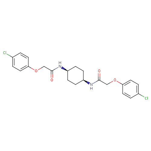 N,N'-(cis-Cyclohexane-1,4-diyl)bis(2-(4-chlorophenoxy)acetamide)