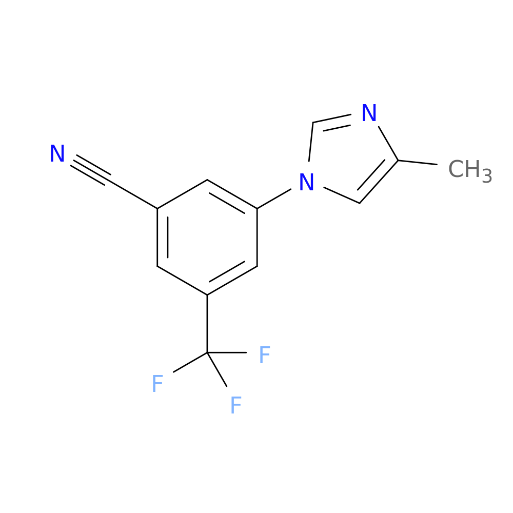 3-(4-Methyl-1H-imidazol-1-yl)-5-(trifluoromethyl)benzonitrile