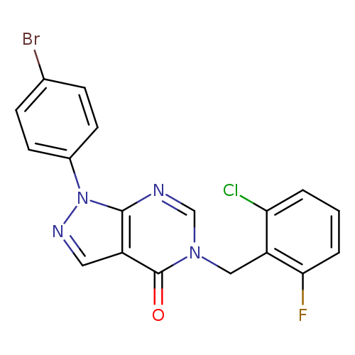 1-(4-bromophenyl)-5-[(2-chloro-6-fluorophenyl)methyl]-1H,4H,5H-pyrazolo[3,4-d]pyrimidin-4-one