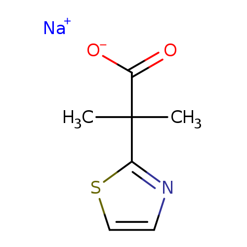 sodium 2-methyl-2-(1,3-thiazol-2-yl)propanoate